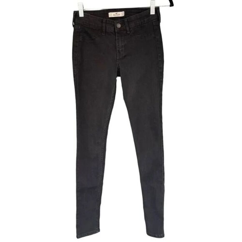 Hollister Women's Dark Gray Skinny Jeans